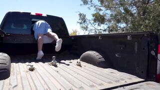 naughty step sister gets stuck in her truck and FUCKED by step bro