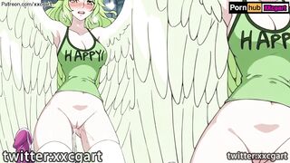 One Piece Hentai - Monet Bird hand job big Bird