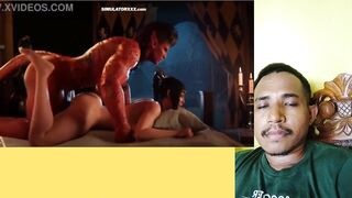 Hentai reaction Pantsushi & Amazonium Futanari Realistic Adult Games -React