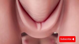 Big dick simulator fucked a barbie like doll babe