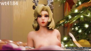 Mercy Gets Pregnant With Your Cum on Christmas (PREGNANCY SEX)