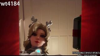 Mercy Gets Pregnant With Your Cum on Christmas (PREGNANCY SEX)