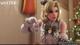 Mercy Gets Pregnant With Your Cum on Christmas (PREGNANCY SEX)