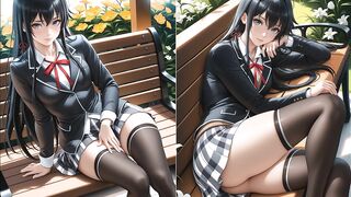 Yukino Yukinoshita melts the ice: how the strict honor student became a sexy slut