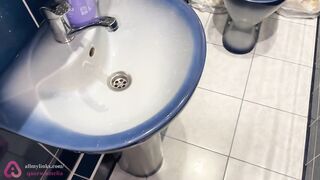 Compilation of pissing in a public toilet! Close-up! POV!